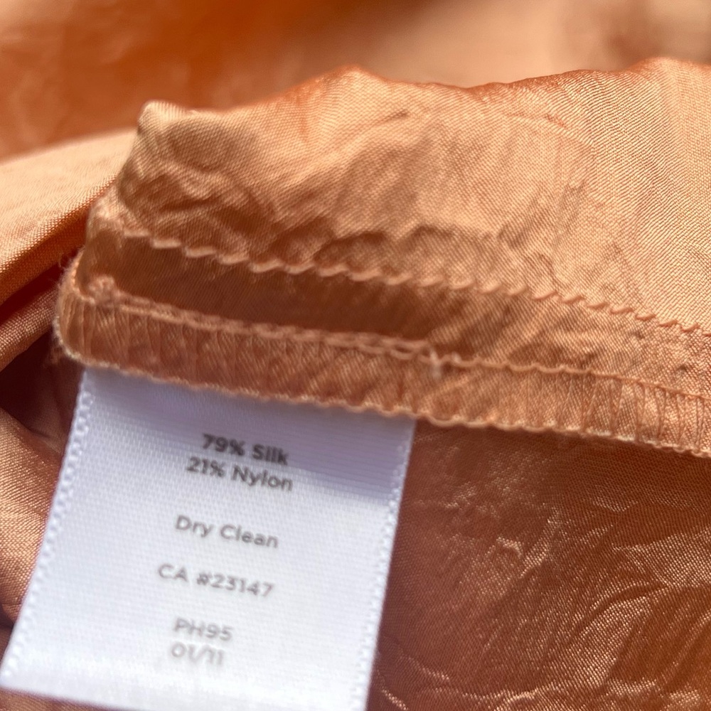 Crinkle Silk Romantic Ruffled Top - Picture 8 of 11